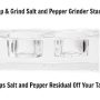 Grind Gourmet Salt and Pepper Grinder Set, Original Pump & Grind Peppermill - Image 2