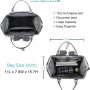 BRINCH Laptop Backpack 15.6 Inch Wide Open Computer Backpacks Laptop Bag College Rucksack Water Resistant Business Travel Backpack Casual Daypack with USB Charging Port for Women Men,Gray - Image 1