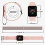 Blackview Smart Watch for Android Phones Compatible with iPhone Samsung, Fitness Watch with Blood Oxygen & Heart Rate Sleep Monitor, 5ATM Waterproof Pedometer, Smart Watches for Men Women (2 Bands) - Image 5