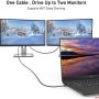 USB C to DisplayPort Cable 10ft (4K@60Hz, 2K@165Hz), uni Sturdy Aluminum DisplayPort to USB C Cable [Thunderbolt 3 Compatible] for MacBook Pro 2020, MacBook Air/iPad Pro 2020, XPS 15/13 - Image 5