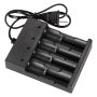 Li-ion Lithium Smart Charger 3.7V 2 4 6 Slot For 16340/14500/26 - Image 5