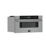 Forno Appliances - Capoliveri 1.2 cu. ft. Built-In Microwave Drawer with Sensor Cooking and Angled Touch Controls - Silver - Image 4