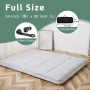Slsy Futon Mattress 4" Soft and Supportive Twin Mattress Pad with Storage Bag - Gray - Full (80"l x 54"w) - Image 5