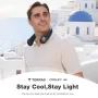 TORRAS - COOLiFY Air Instant Cooling and Heat Therapy Ultra-Light Personal Cooling Bladeless Portable Neck Fan - Midnight Black - Image 2
