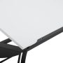 Triflex 39.5 in. W Metal and PB Craft, Art, Drafting Table with Adjustable Height and Tilt, Sit to Stand Desk, Charcoal - Image 5