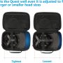 Case for Oculus Quest JSVER Hard Carrying Case for Oculus Quest 1 VR Gaming Headset and Controllers Accessories Portable Travel Storage Case for Oculus Quest with Shoulder Strap (Black) - Image 3