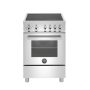 24" Bertazzoni Professional Series Freestanding Electric Induction Range - 2.5 Cu Ft. manual clean oven - 4 heat zones - Stainless Steel - Image 1