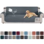 Sanmadrola 100% Waterproof Sofa Cover Non Slip Couch Cover Machine Washable Slipcover Leakproof Furniture Protector for Dogs Kids Pets, Dark Gray, Sofa - Image 1