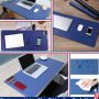 16 X 32 Inch Office Desk Pad Protector Waterproof PU Leather Desk Mat Blotters on Top of Desks Laptop Computer Gaming Keyboard Mouse Pad for Women Men Kids Girls Non-Slip Desk Writing Mat Cover White - Image 5