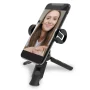 Bower Mobile Top Grip Tripod with Cold Shoe Mount and 360 Degree Smartphone Holder, also compatible with LED lights, flashes & microphones, Black - Image 6