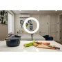 Vivitar 18" LED RGB Ring Light with Tripod, Phone Holder USB Charging Ports, and Wireless Remote - Image 2