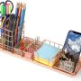 Pen Holder for Desk, 360 Rotating Pencil Holder, Cup Holder for Desk Office, Desk Organizers and Accessories in Black - Image 6