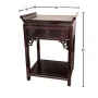 Tall Altar Red End Table - Image 3