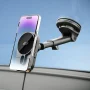 Bracketron - PwrUp MagAlign Window,Dash & Vent Mount for most cell phones - Black - Image 3