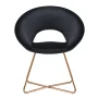 Vanezza 28.35" Wide Modern Faux Suede Accent Chair with Metal Legs - Image 6