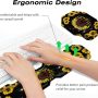 Ergonomic Mouse Pad Wrist Support & Keyboard Wrist Rest Set (with Coaster), Memory Foam Gel Keyboard Moue Pads Combo for Easy Typing Pain Relief Computer Laptop Office- Be Still and Know I am God - Image 2