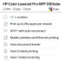 HP - LaserJet Pro MFP 3301sdw Wireless AI-Enabled Color All-in-One Laser Printer - White - Image 2