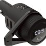 Scosche - BTFREQ Bluetooth FM Transmitter Hands Free Car Kit w/ Dual USB ports V5.0 - Black - Image 1