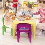 Kids Table and 4 Chairs Toddler Child Party Toys Fun Activity Furniture Play Set - Image 3