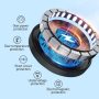 Desk Wireless Charger, JE Make IT Simple Desktop Grommet Power Wireless Charging Pad, for iPhone 16/15/14/13/12 Series, Samsung, Airpods and All Phones with Wireless Charging (Black) - Image 5