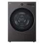 LG - 7.8 Cu. Ft. Stackable Smart Electric Dryer with Ventless Heat Pump Technology - Black Steel - Image 1