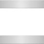 Unbranded - 27 in. Trim Kit for 1.5 Cu. Ft. Countertop Microwave with Convection Cooking - Stainless Steel - Image 1
