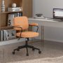 PU Leather Office Chair with Rocking Backrest and Ergonomic Armrest - Image 4