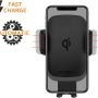 Wireless Car Charger Luxmo Qi 10W Fast Charging Auto-Clamping Car Air Vent Holder Car Phone Holder Mount for iPhone12/12 Pro/11/11Pro/11ProMax/XSMax/XS/X/8/8+ Samsung S20/S10/S10+/S9/S9+/S8/S8+/Note - Image 3