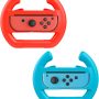 MoKo Steering Wheel Compatible with Switch/Switch OLED Model (2021), [2 Pack] Switch Steering Wheel Controller Handle Compatible with Switch Joy-con Mario Kart Game (Blue & Red) - Image 3