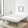 Mainstays Full 14" High Profile Foldable Steel Platform Bed Frame with Storage Space Under Frame, No Box Spring Required, Black - Image 3