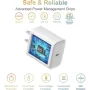 2 Pack USB C Charger Block,Super Fast Charging Type C Wall Phone Charger Compatible with iPhone 17/16/15/14/13 and Compatible with Samsung S25/S24/S23 - Image 3