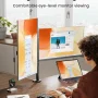 Dual Monitor Stand for 13 to 32 Inch Screens, Desk Mount with C-Clamp, Each Arm Holds 17.6 lbs, Double Monitor Mount Full Motion Adjustability for Height, Swivel, Tilt, and Rotation, Max 100x100mm - Image 2