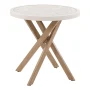 Better Homes & Gardens Paige 27" Round Outdoor Tile Top Bistro Table, White - Image 2