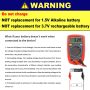 EEMB ER14505 Nonrechargeable 3.6V Lithium Battery Li-SOCL₂ AA Size 2700mAh High Capacity UL Certified Single-Use 3.6V Lithium Thionyl Chloride Battery DO NOT Charge - Image 5