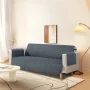 Sanmadrola 100% Waterproof Sofa Cover Non Slip Couch Cover Machine Washable Slipcover Leakproof Furniture Protector for Dogs Kids Pets, Dark Gray, Sofa - Image 4