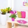 Welaxy desk drawer organizers tray for office suppliers entryway catchall key holder makeup crafts pens decluttering 8-piece back to school (hot pink) - Image 3