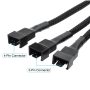 AbleGrid 2pcs 4 Pin 1 to 3 Way PWM Case PC Fan Splitter Cable Hub Power Adapter - Image 5