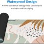Gaming Desk Pad, XXL Large Kawaii Mouse Pad, 31.5" x 12" Desk Mat, Waterproof Desk Blotter Protector, Ultra Thin Large PC Keyboard Pad, Non-Slip Abstract Leaves Keyboard Mat for Office Home Laptop - Image 5