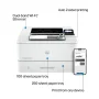 HP - LaserJet Pro 4001dw Wireless Black-and-White Laser Printer - White - Image 2