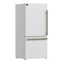 Forno Appliances - Milano Espresso 17.2 Cu. Ft. Bottom Freezer Refrigerator with Built-In Ice Maker - White - Image 2