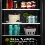KitchenAid - 5.2 Cu. Ft. Undercounter Refrigerator Glass Door and Shelves with Metallic Accents - PrintShield Stainless Finish - Image 4