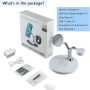 Mag-Safe Wireless Charger for Apple Products,3 in 1 Magnetic Wireless Charging Station with Night Lamp for iWatch SE/6/5/4/3/2,iPhone 13 12/Pro/Pro Max/Mini/SE/11/X/XS/8 Plus,Wireless Earbuds 2/Pro - Image 5