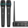 Debra Audio Pro UHF 4 Channel Wireless Microphone System with Cordless Handheld Lavalier Headset Mics, Metal Receiver, Ideal for Karaoke Church Party(with 4 Handheld (B)) - Image 1