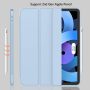 iMieet iPad Air 11 Inch Case M4/M3/M2(2026/2025/2024), iPad Air 5th/4th Generation Case 2022/2020 10.9 Inch with Pencil Holder,Trifold Stand Smart Case with Soft TPU Back(Sky Blue) - Image 4