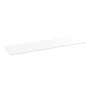 Selectives 13.8 in. D x 48 in. W x 0.6 in H White Laminate Top Shelf Kit with Brackets - Image 1