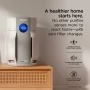 Shark - BreatheClear Air Purifier with NeverChange, 750 sqft - Dove - Image 3