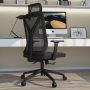FENICHI Office Chair Ergonomic Office Chair,Desk Chair,Adjustable Height Mesh Computer Chair,Reclining Office Chair,Comfortable Task Chair with Lumbar Support Back for Home Office (Black) - Image 2