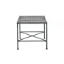 Petra Black Rectangle Metal Outdoor Patio Coffee Table - Image 2