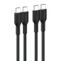 Belkin - BOOST↑CHARGE Braided PCR USB-C to USB-C Cable 2M 2-Pack - Black - Image 2