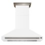Forno Appliances - 48 inches - Externally Vented & Recirculating - Wall Range Hood - White - Image 1
